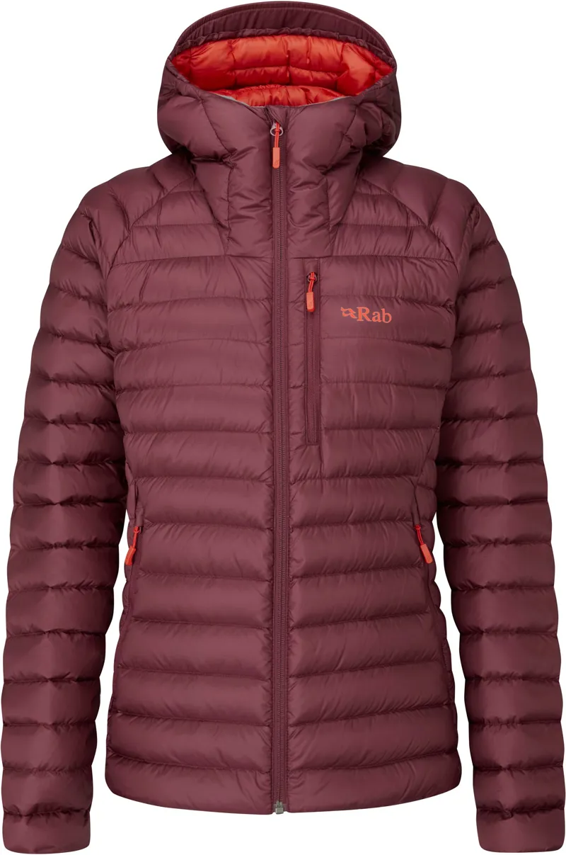 Rab Womens Microlight Alpine Jacket Deep Heather