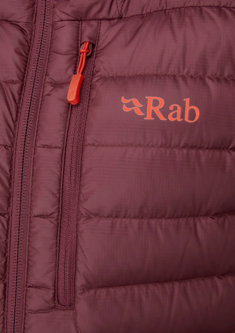 Rab Womens Microlight Alpine Long Jacket - Deep Heather-3