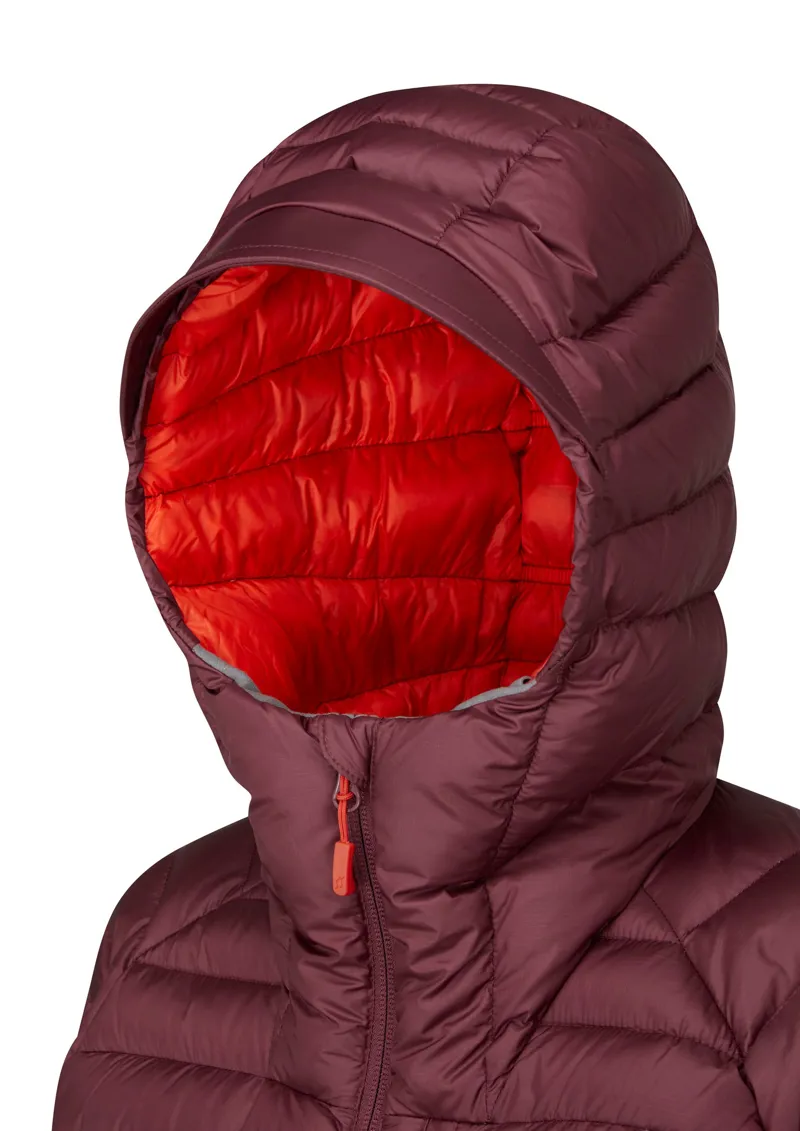 Rab Womens Microlight Alpine Long Jacket - Deep Heather-2