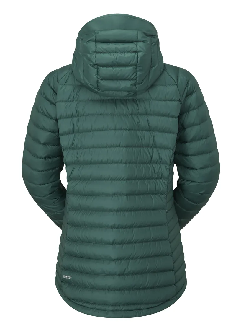 Rab Womens Microlight Alpine Long Jacket - Green Slate-1