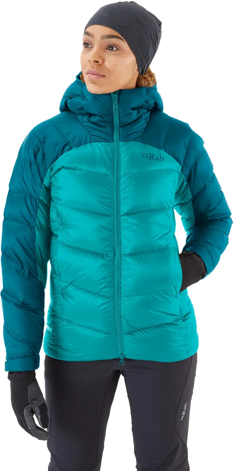 Rab Womens Neutrino Pro Jacket - Ultramarine-Aquamarine-6