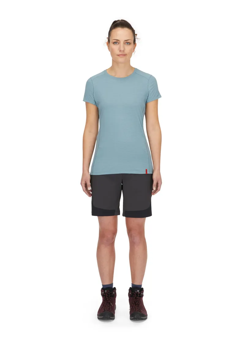 Rab Womens Torque Mountain Shorts - Anthracite-Black-4