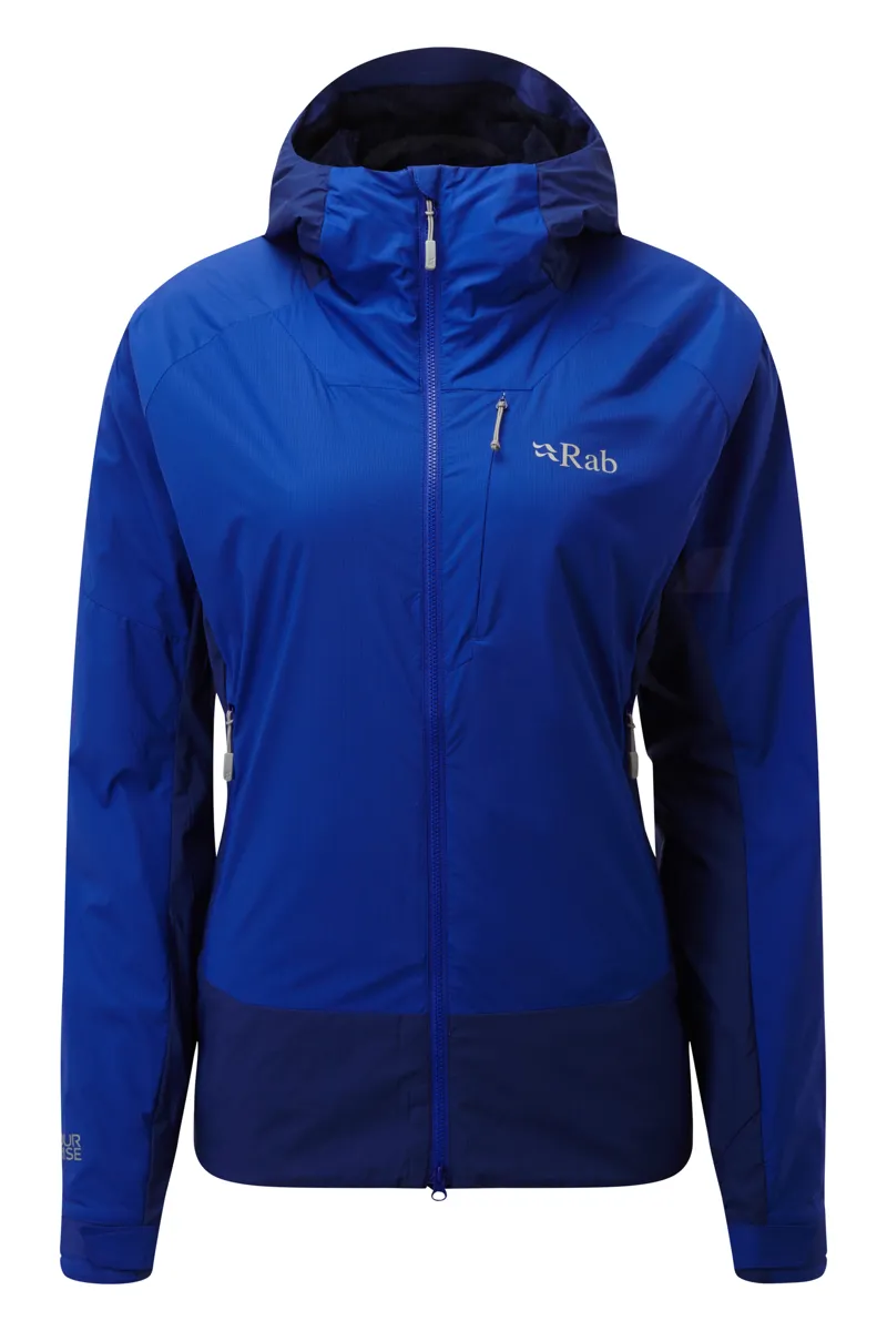 Rab Womens Vapour-Rise Summit Jacket - Blueprint-Celestial