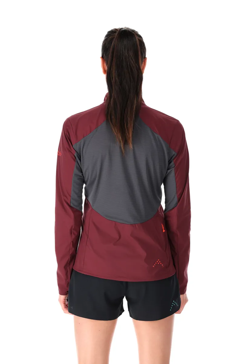 Rab Womens Windveil Pull-On Jacket - Deep Heather-Graphene-2