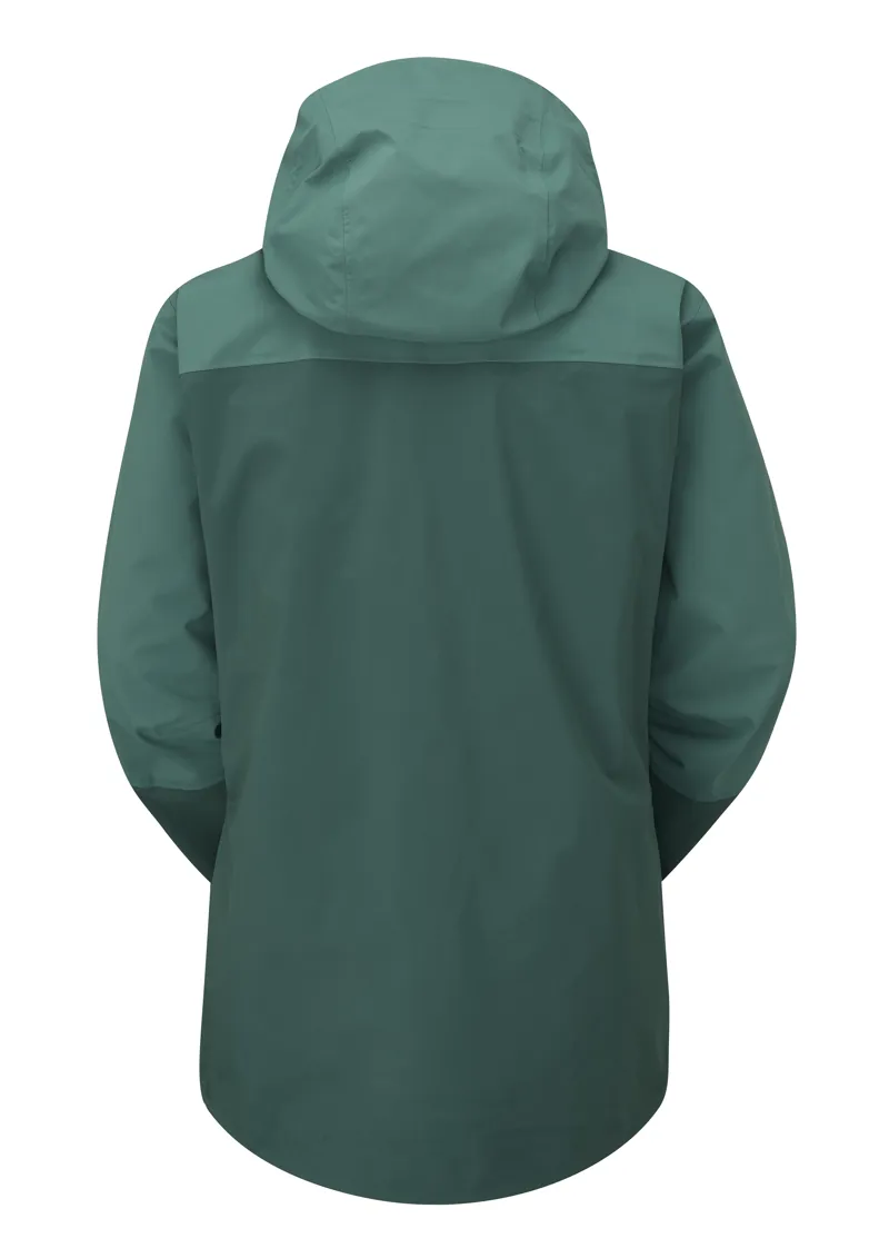 Rab Womens Zanskar GTX Jacket - Eucalyptus-Green Slate-1