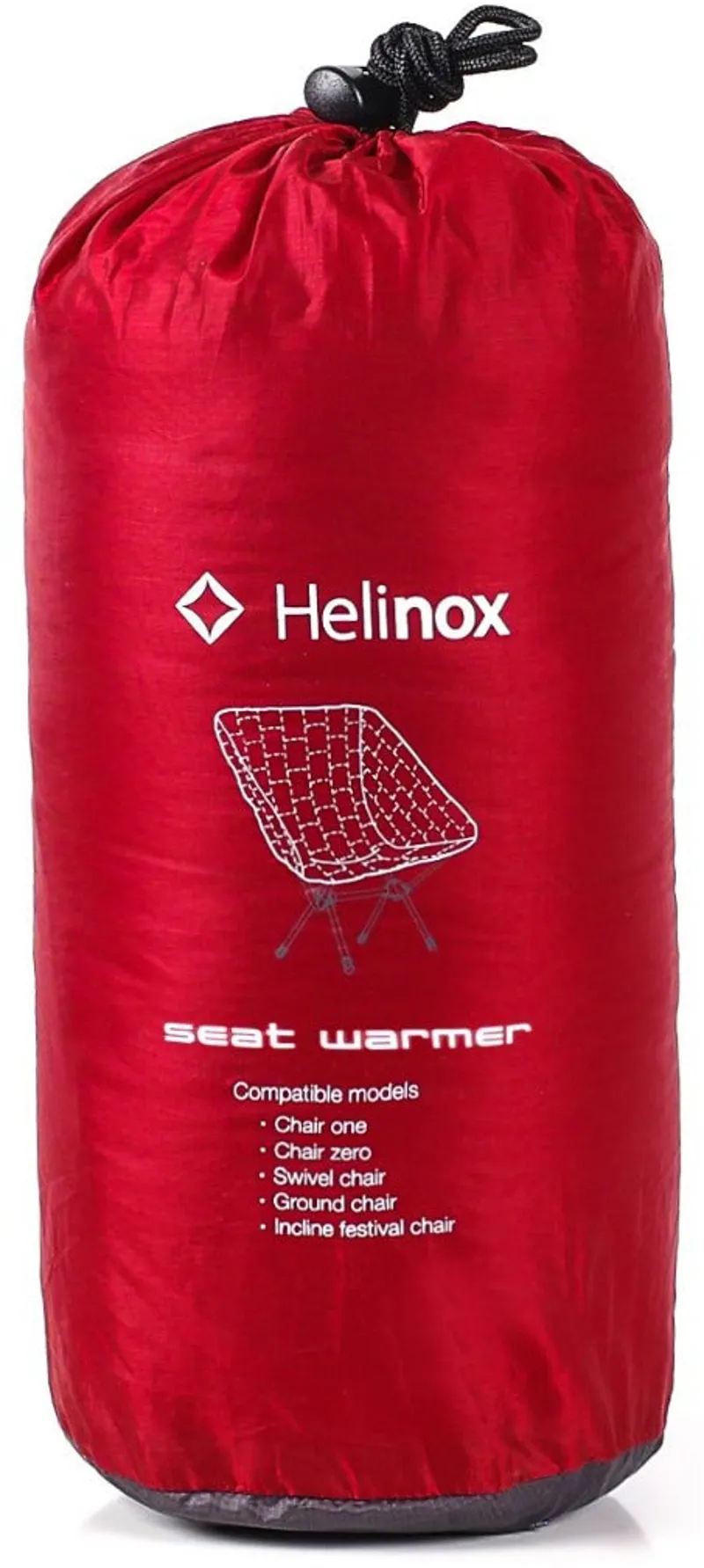 Helinox Chair One/ Chair Zero Quilted Seat Warmer - Scarlet-Iron-7