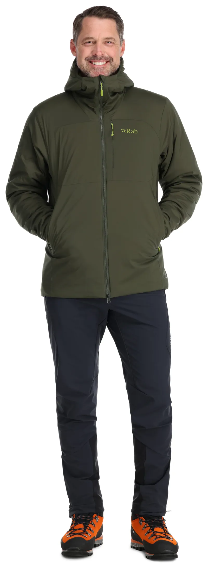 Rab Mens Xenair Alpine Jacket - Army-3