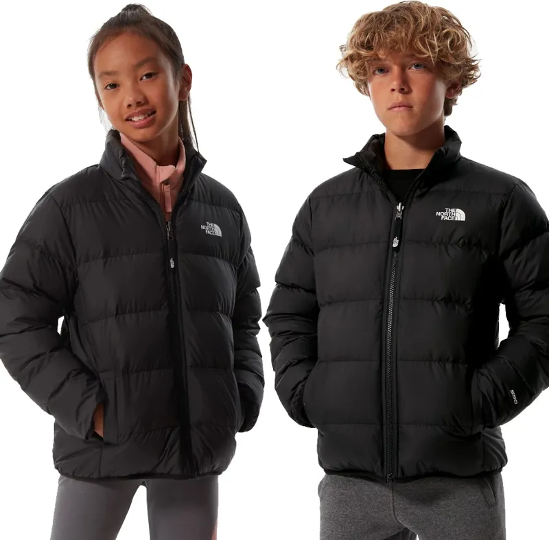 youth black north face jacket