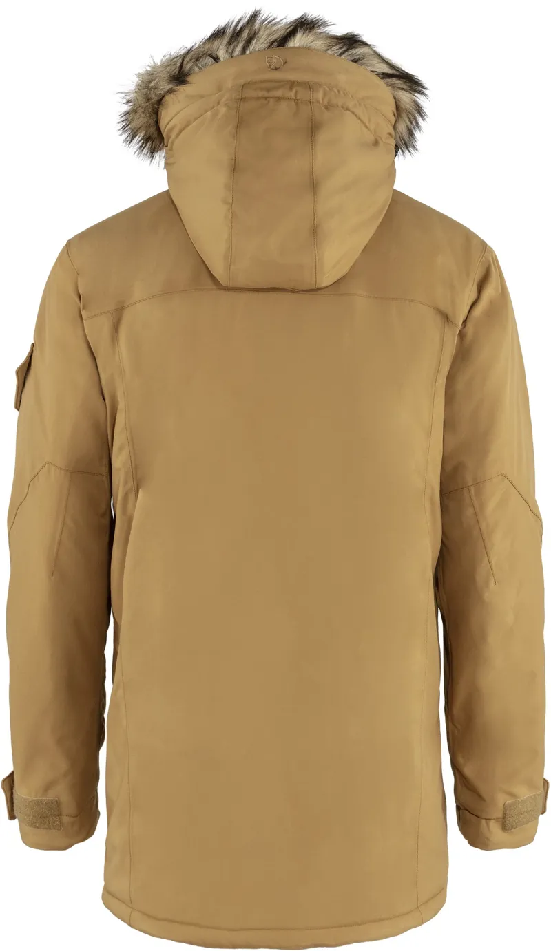 Fjallraven Mens Nuuk Parka - Buckwheat Brown-1