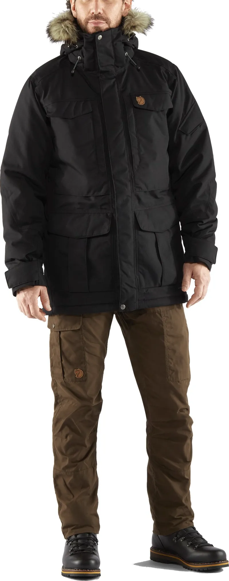 Fjallraven Mens Nuuk Parka - Dark Navy-2
