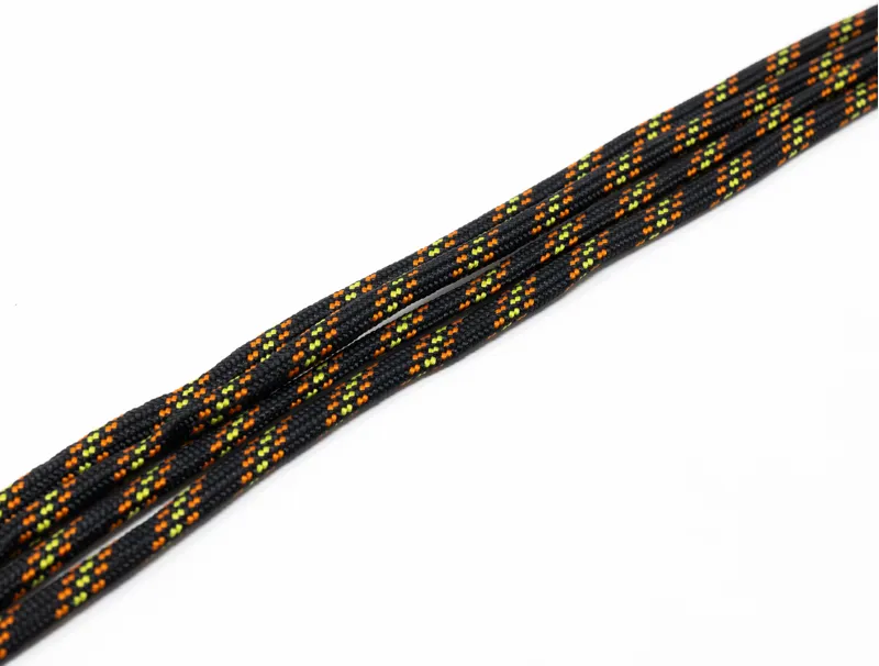 Scarpa Mountain Tech laces 170cm - Black-Orange-1