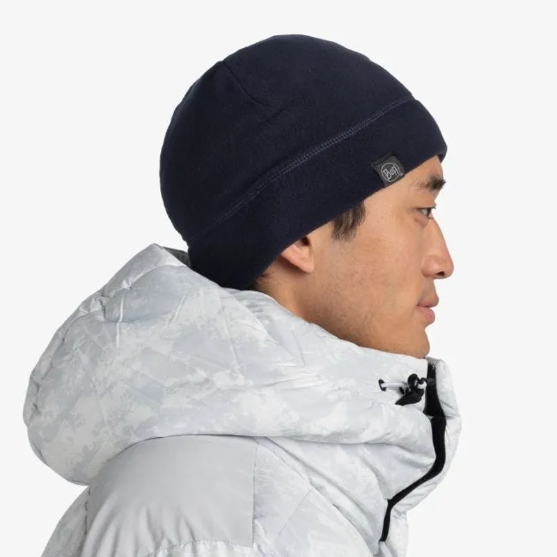Buff Polar Hat - Solid Dark Navy-2