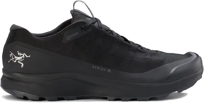 Arcteryx Mens Aerios FL GTX Shoe - Black/ Pilot-1