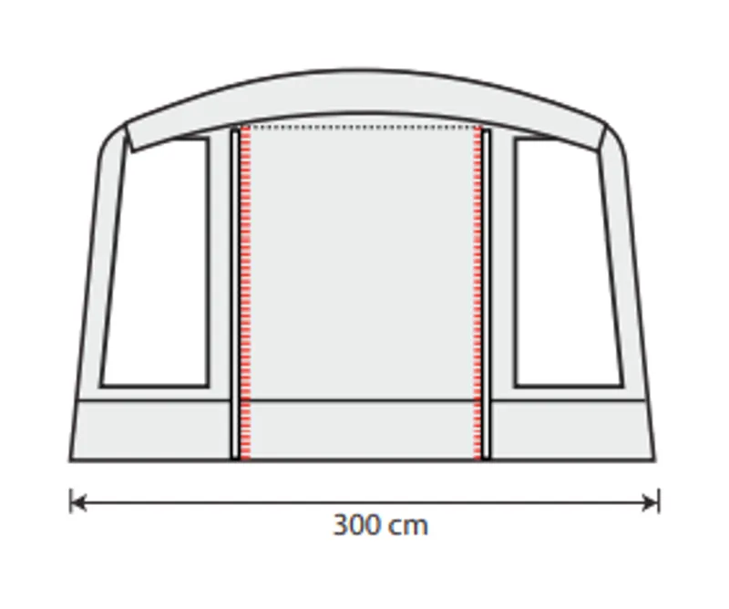 Outdoor Revolution Airedale 6.0S/6.0SE/7.0SE Side Porch-7