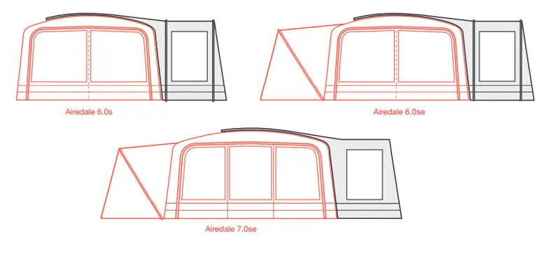 Outdoor Revolution Airedale 6.0S/6.0SE/7.0SE Side Porch-8