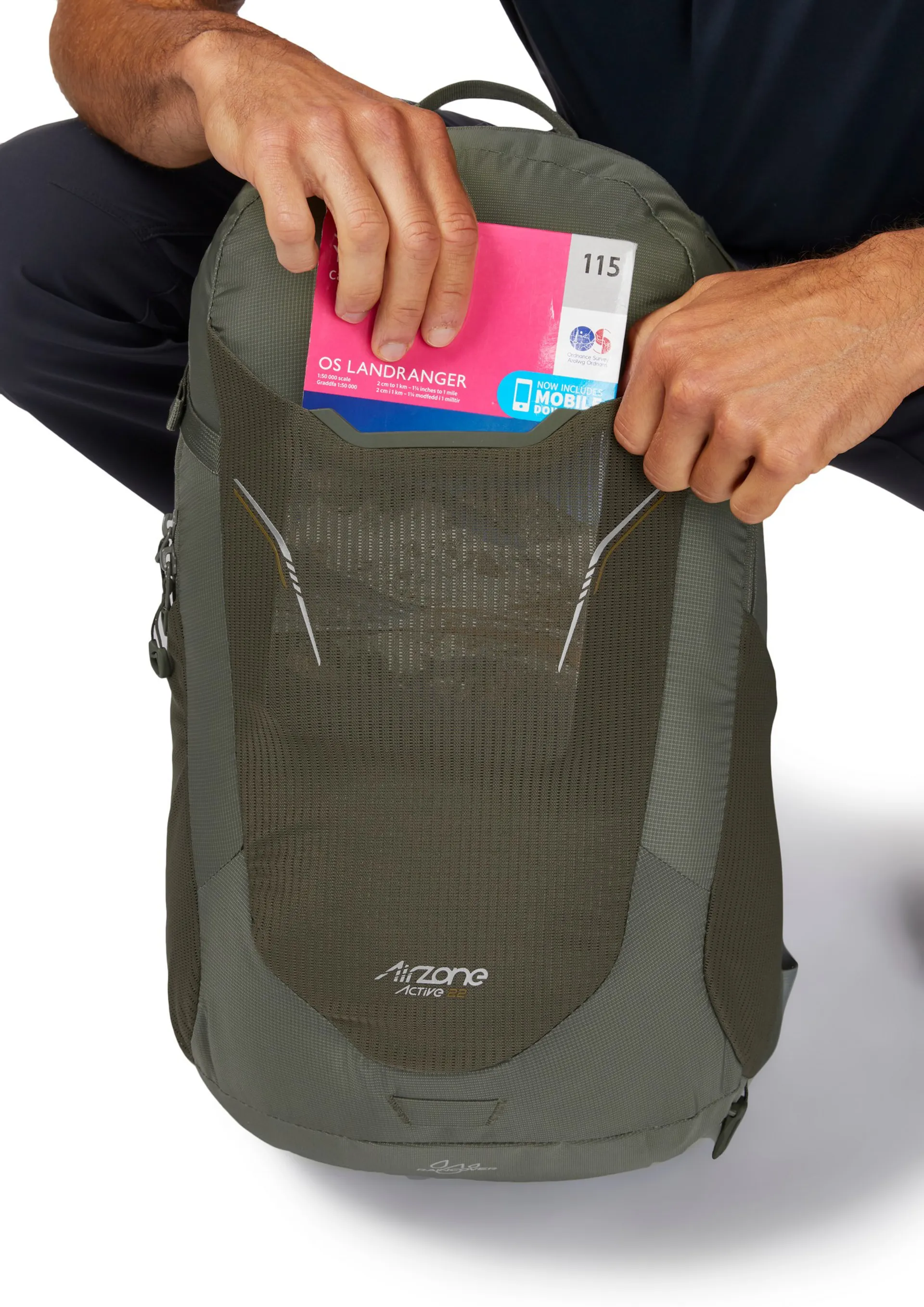 Lowe Alpine AirZone Active 22 Rucksack - Light Khaki