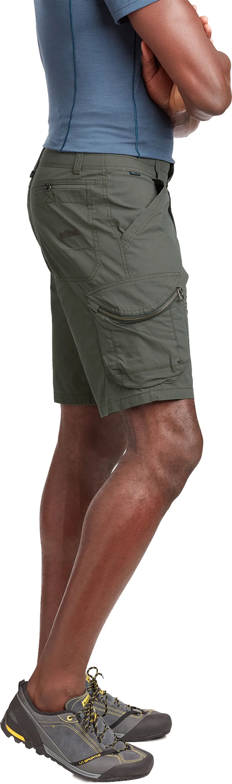 Kuhl Mens Ambush Cargo Shorts 12 - Gotham Grey-1