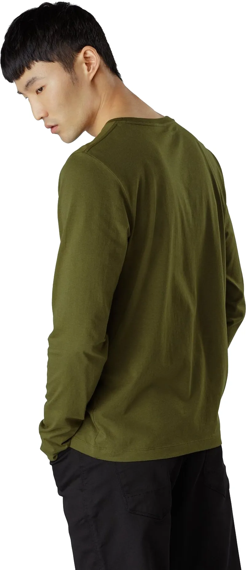 Arcteryx Mens ArcWord LS T-Shirt - Black-2