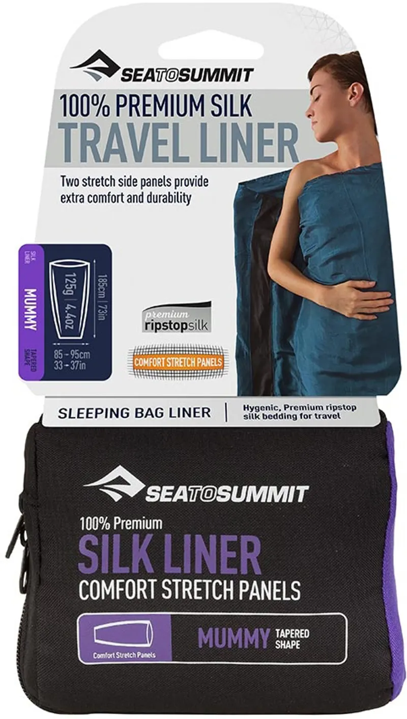 Sea To Summit Silk Travel Liner - Mummy-1