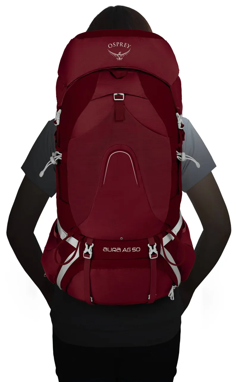 Osprey Womens Aura AG 50 Rucksack - Vestal Grey-2