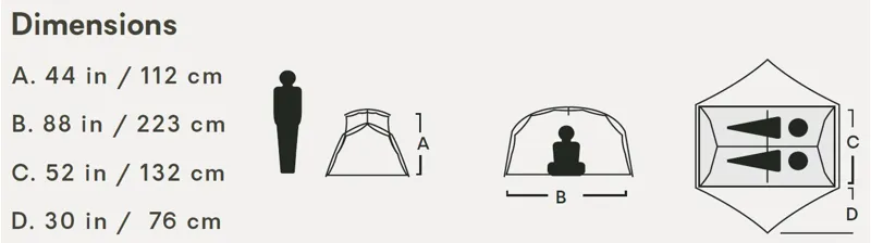 NEMO Aurora 2P Tent and Footprint-1