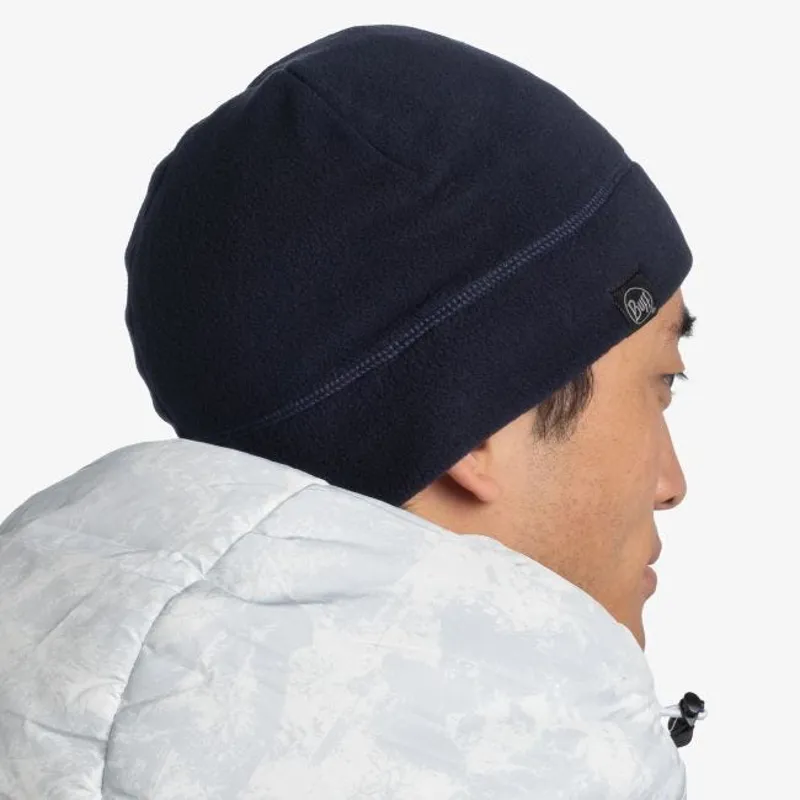 Buff Polar Hat - Solid Dark Navy-3