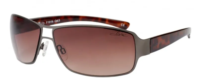 BLOC Billy Sunglasses - Gun Brown-Tortoiseshell-Brown Graduated