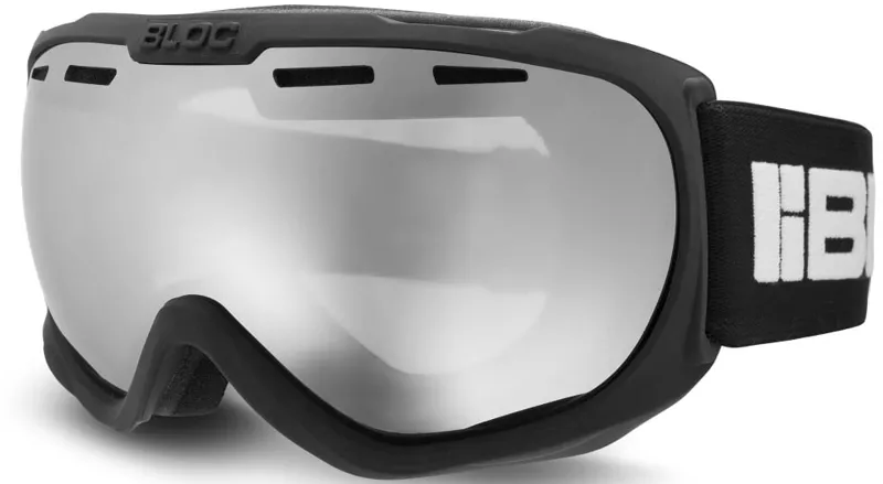 BLOC Boa Goggle - Matt Black-Photochromic Silver Mirror