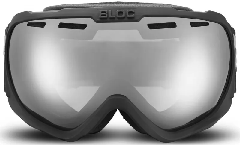 BLOC Boa Goggle - Matt Black-Photochromic Silver Mirror-1