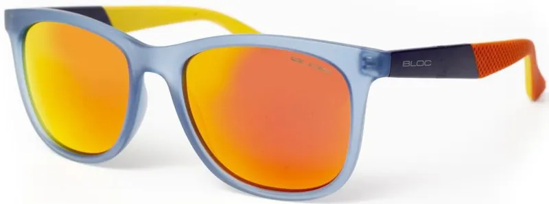 BLOC Fiji Sunglasses - Blue-Red Mirror