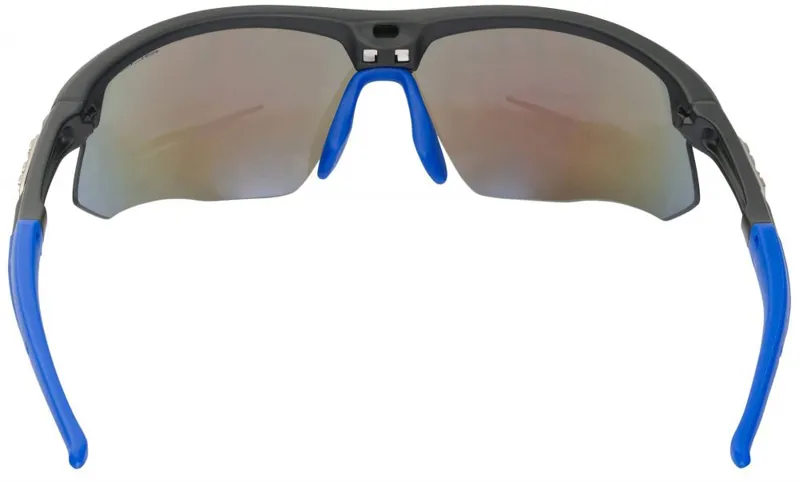 BLOC Fox Sunglasses - Black Blue-Blue Mirror Cat 3 Lens-3