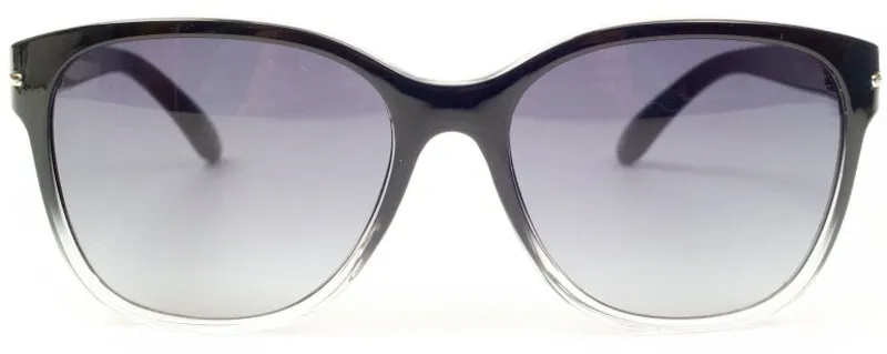 BLOC Lilly Sunglasses - Crystal Black Fade-Grey Graduated-1
