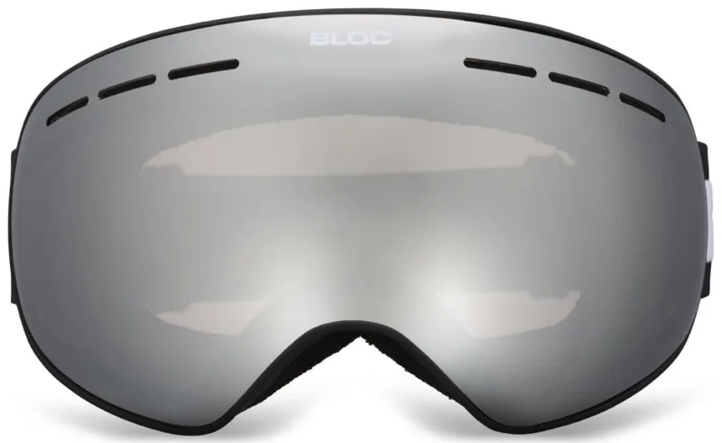 BLOC Moon 3 Goggle - Matt Black-Silver Mirror Lens-1