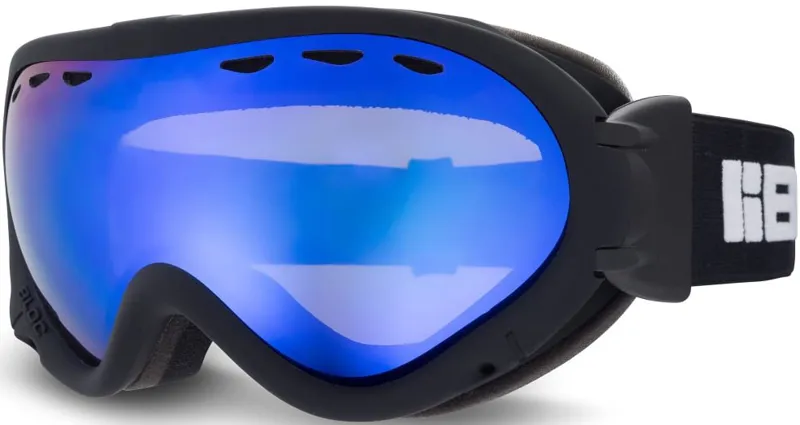 BLOC Spirit 3 OTG Goggle - Matt Black-Light Purple Mirror Silver