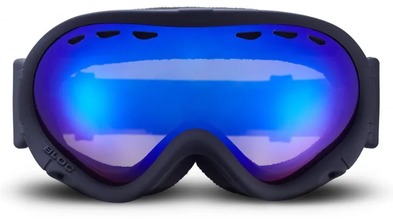BLOC Spirit 3 OTG Goggle - Matt Black-Light Purple Mirror Silver-1