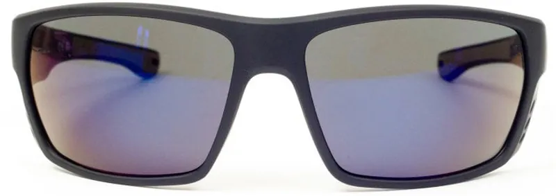 BLOC Warwick Sunglasses - Matt Black-Blue Mirror-1