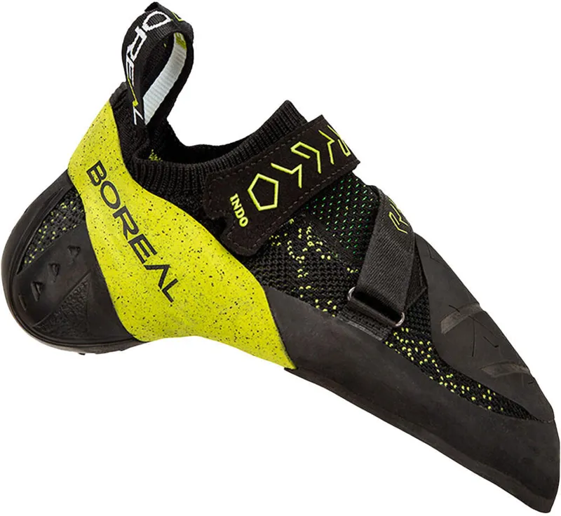 Boreal Indo Climbing Shoe - Black-Green
