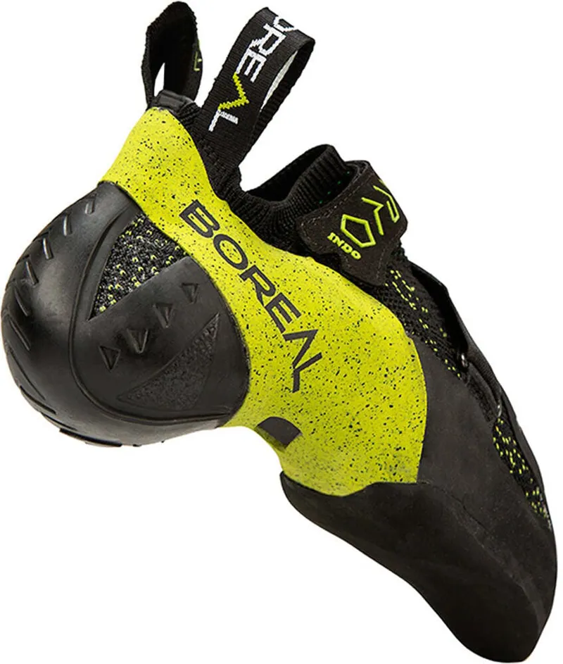 Boreal Indo Climbing Shoe - Black-Green-1