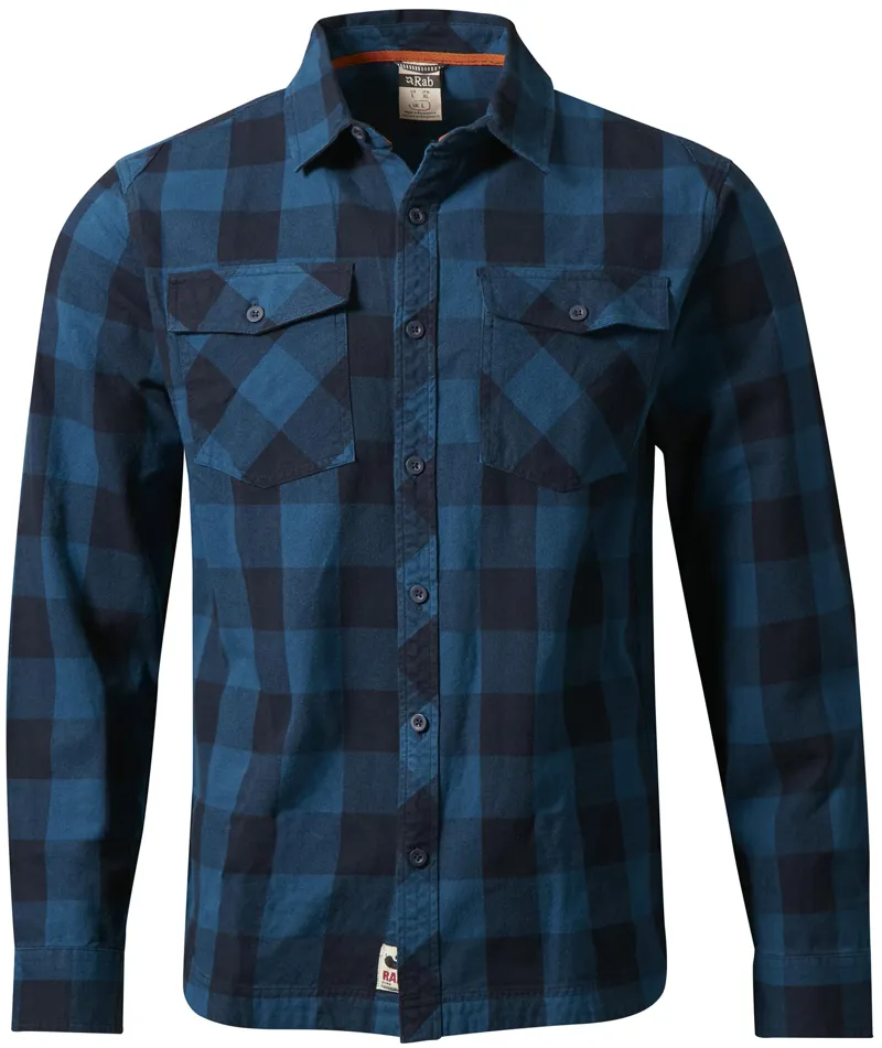 Rab Mens Boundary Shirt - Indigo Denim