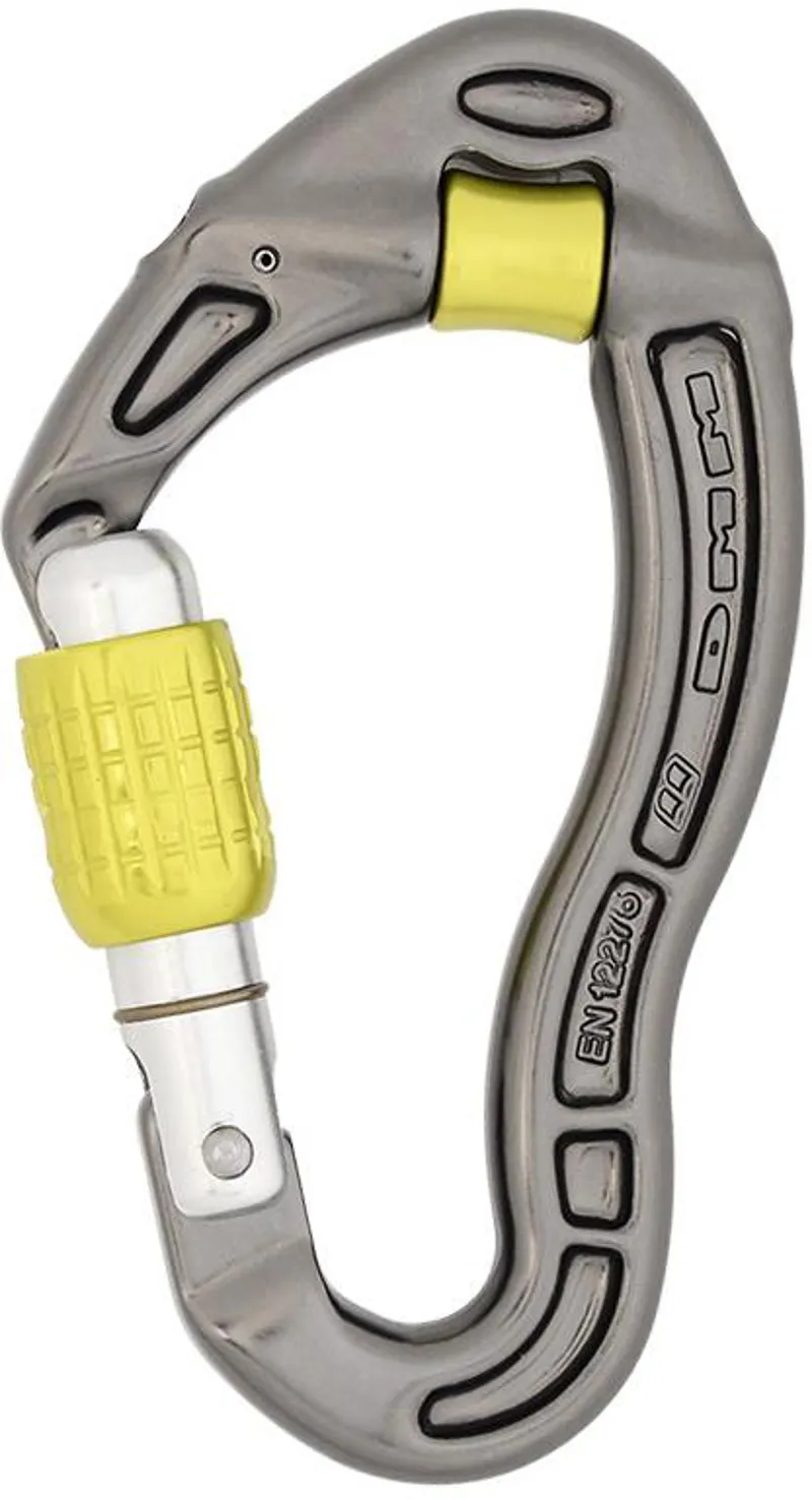DMM Revolver Screwgate Carabiner - Titanium-Lime