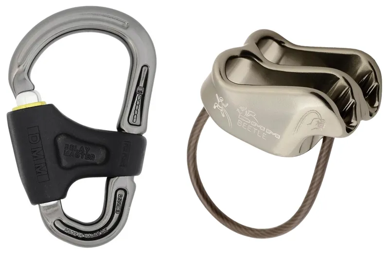 DMM Beetle Belay and Master 2 Set - Titanium-1
