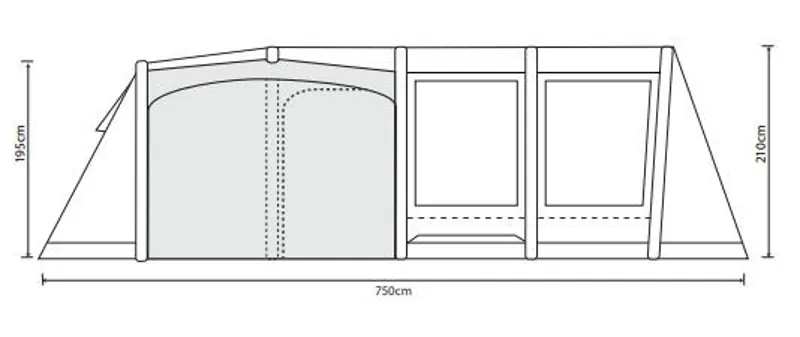 Outdoor Revolution Camp Star 900DSE Inflatable Tent Bundle Deal - 2023 Model-2