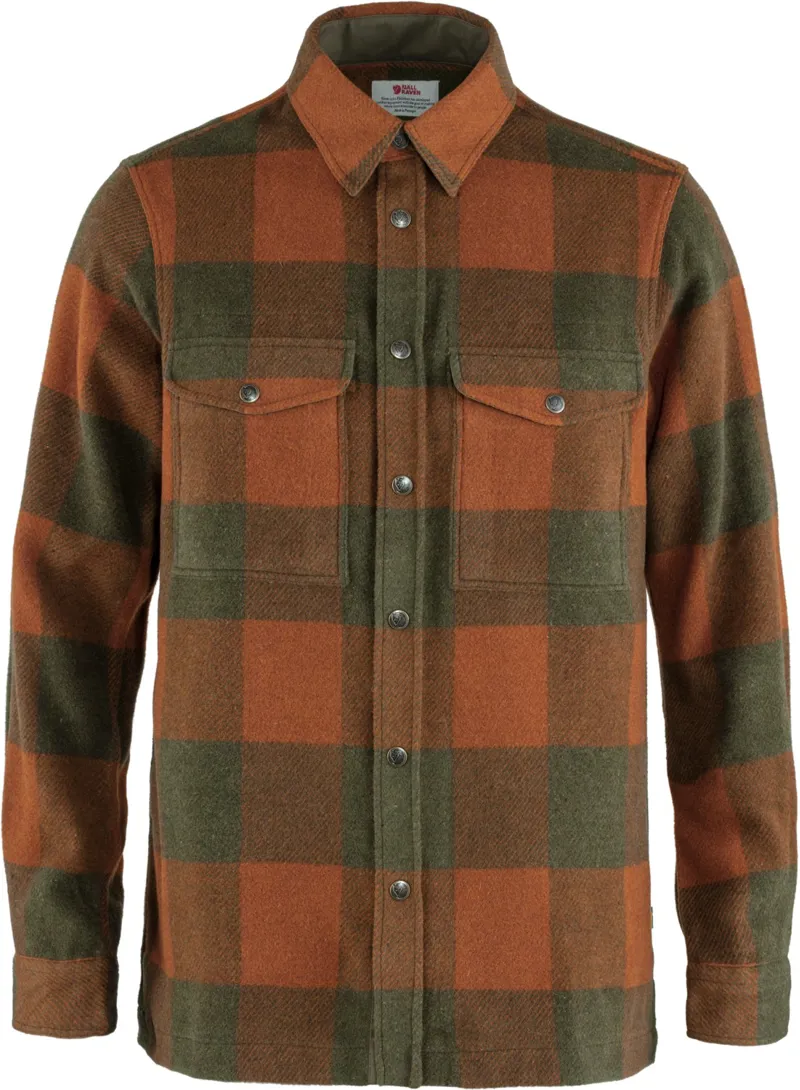 Fjallraven Mens Canada Shirt - Autumn Leaf-Laurel Green