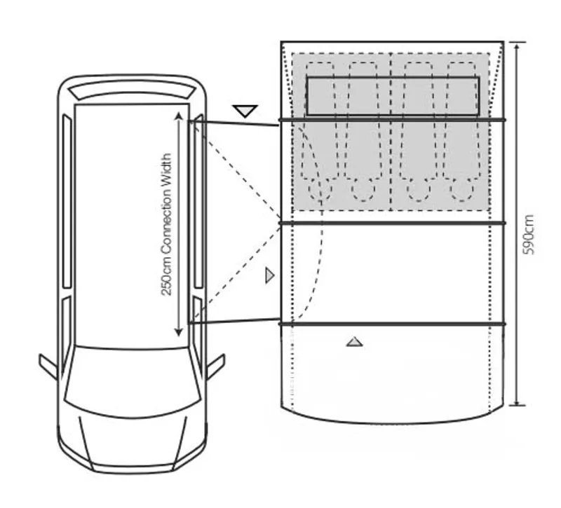 Outdoor Revolution Cayman Cacos Air SL Mid Drive-Away Awning-9