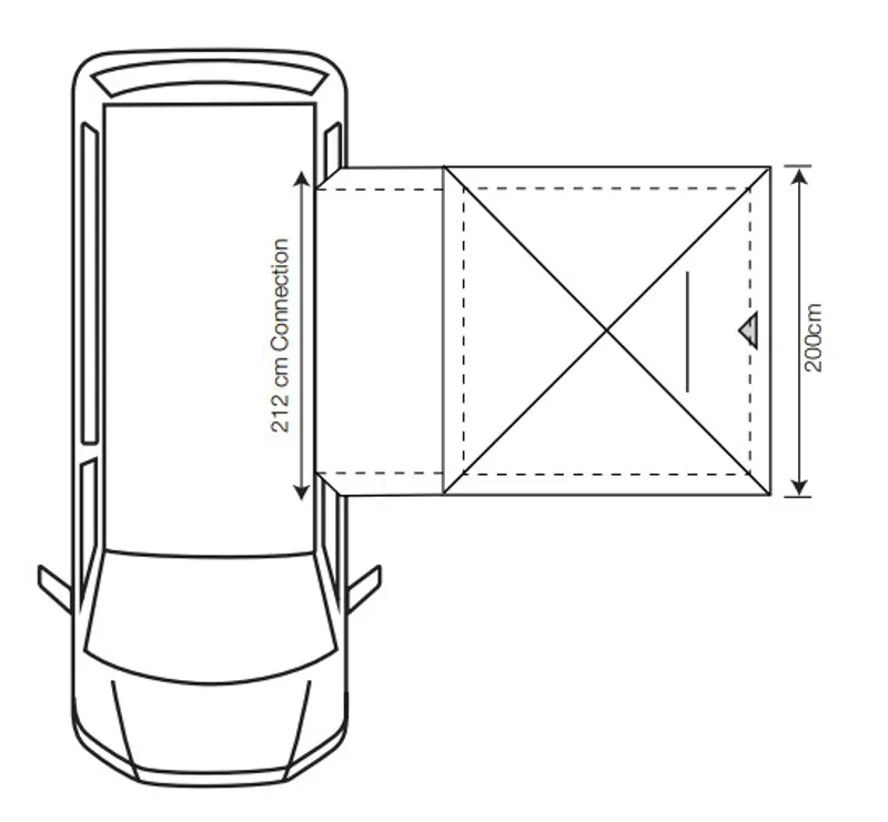 Outdoor Revolution Outhouse Handi Low Drive-Away Awning-12