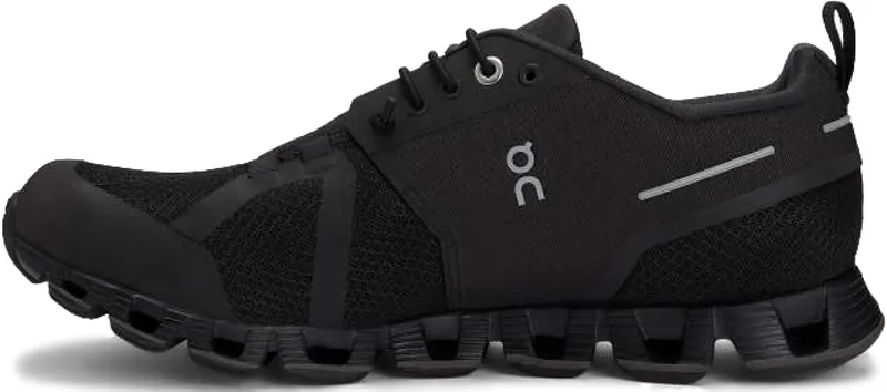 ON Womens Cloud Waterproof Shoe - Black-Lunar-1