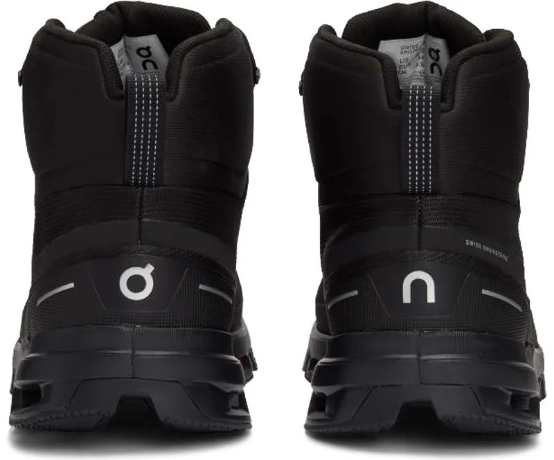 ON Mens Cloudrock Waterproof Hiking Boot - All Black-3