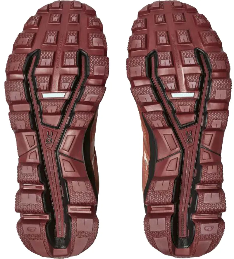 ON Womens Cloudventure Waterproof Running Trail Shoe - Hazel/ Mulberry-5