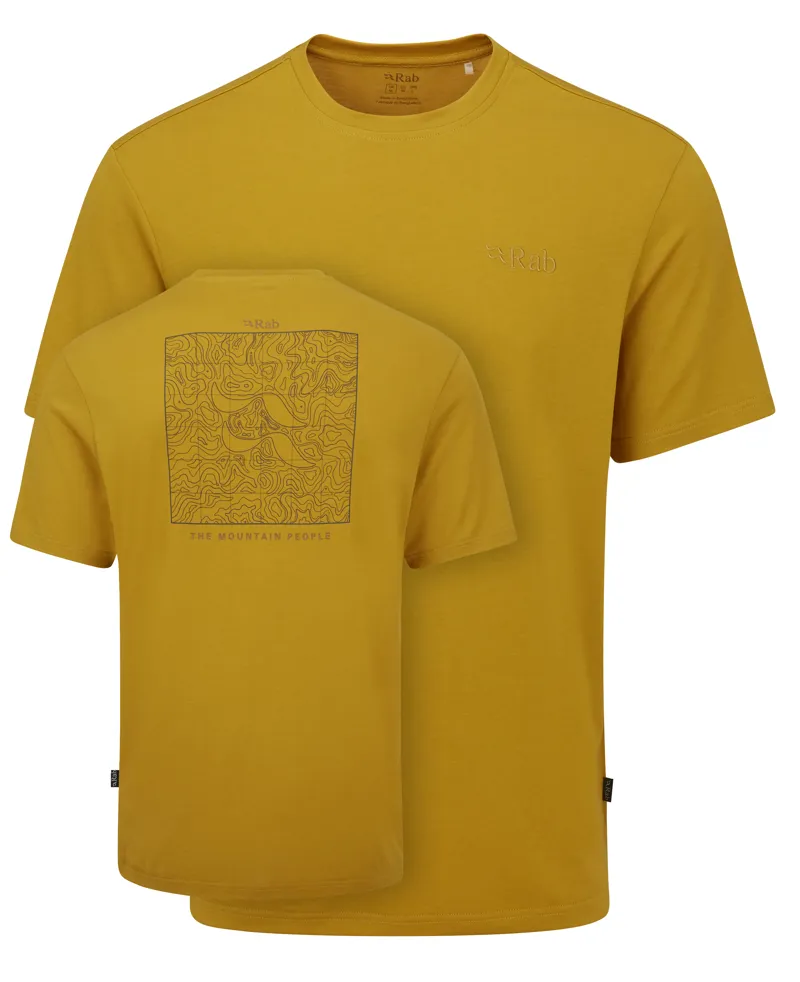 Rab Mens Crimp Elevation Tee - Sahara