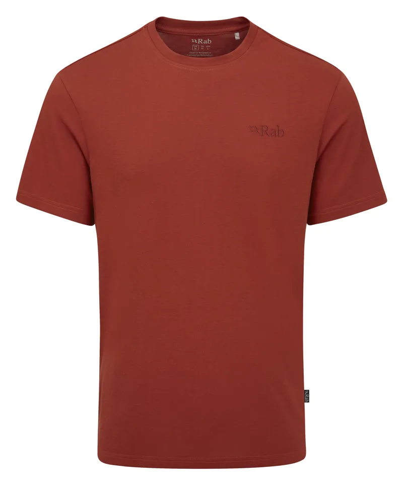 Rab Mens Crimp Elevation Tee - Tuscan Red-2